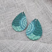 Earrings | Koorie Tales | Colour Season | Teardrop Earrings | Greens